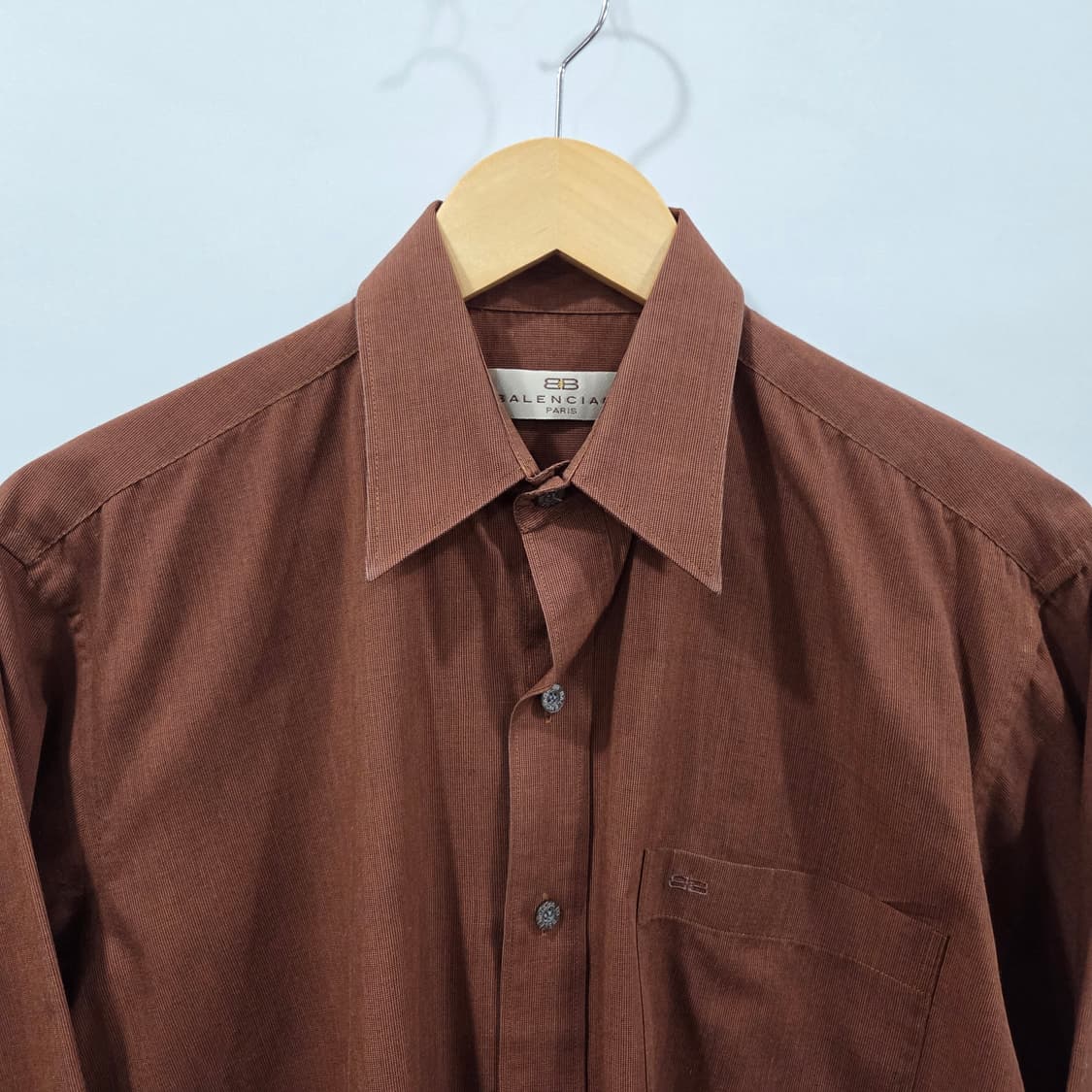 발렌시아가 브라운 드레스 셔츠 95  상품이미지2