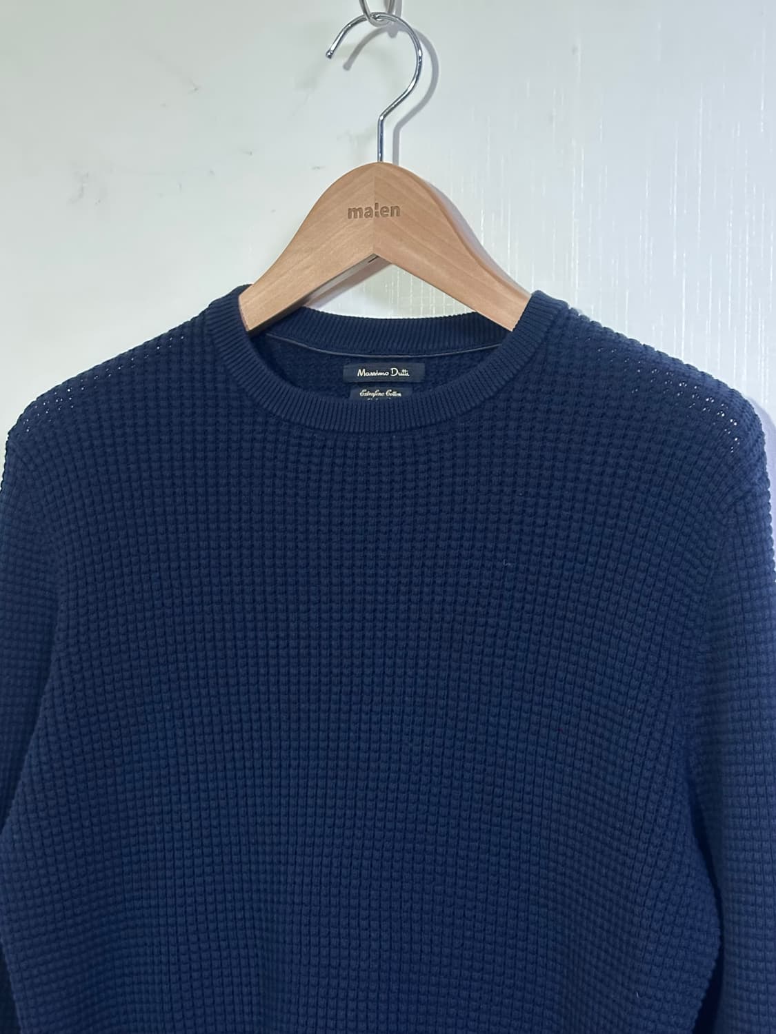 마시모두띠 니트 M/100/네이비 상품이미지4