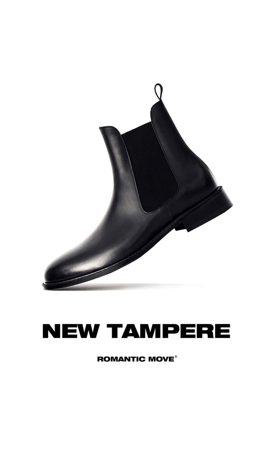 [285] 로맨틱무브 뉴탐페레 첼시 부츠 블랙 상품이미지1