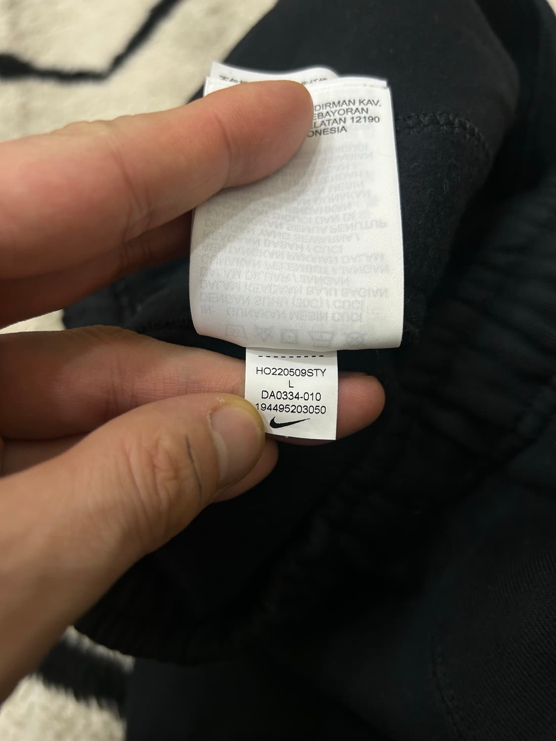 [L]나이키NRG 솔로스우시 플리스 팬츠/블랙/기모 상품이미지7