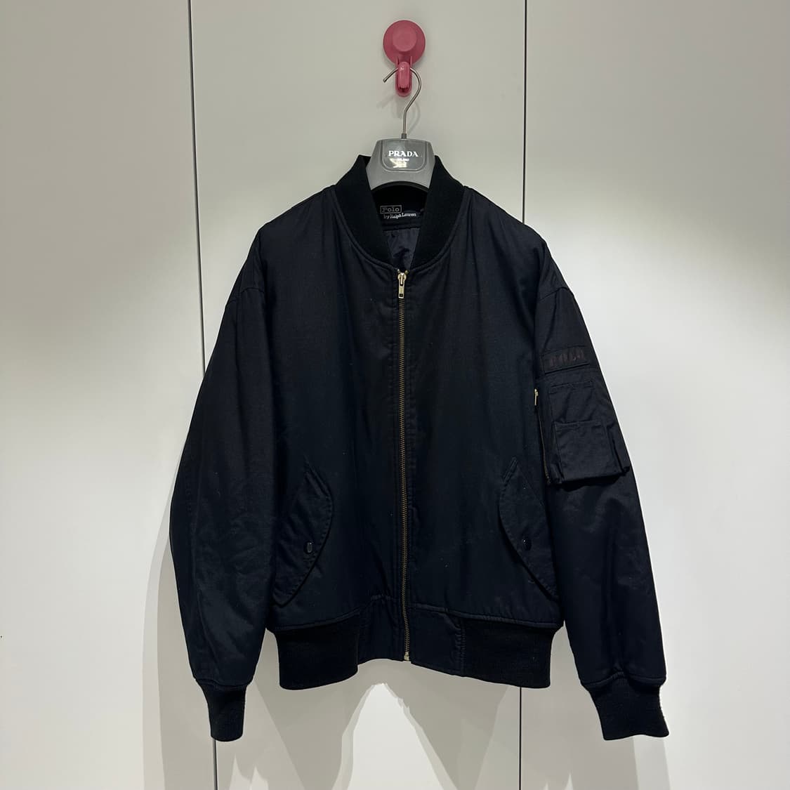 90‘s 폴로 스텐실 로고패치 ma-1 상품이미지3