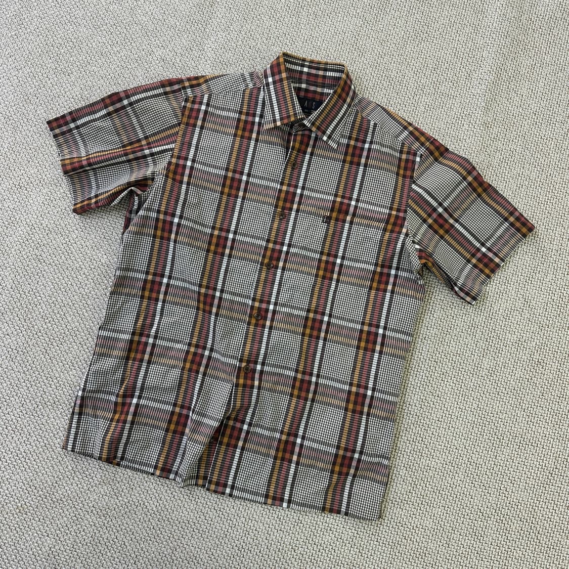 95 닥스 체크패턴 반팔 셔츠 0420D 상품이미지1