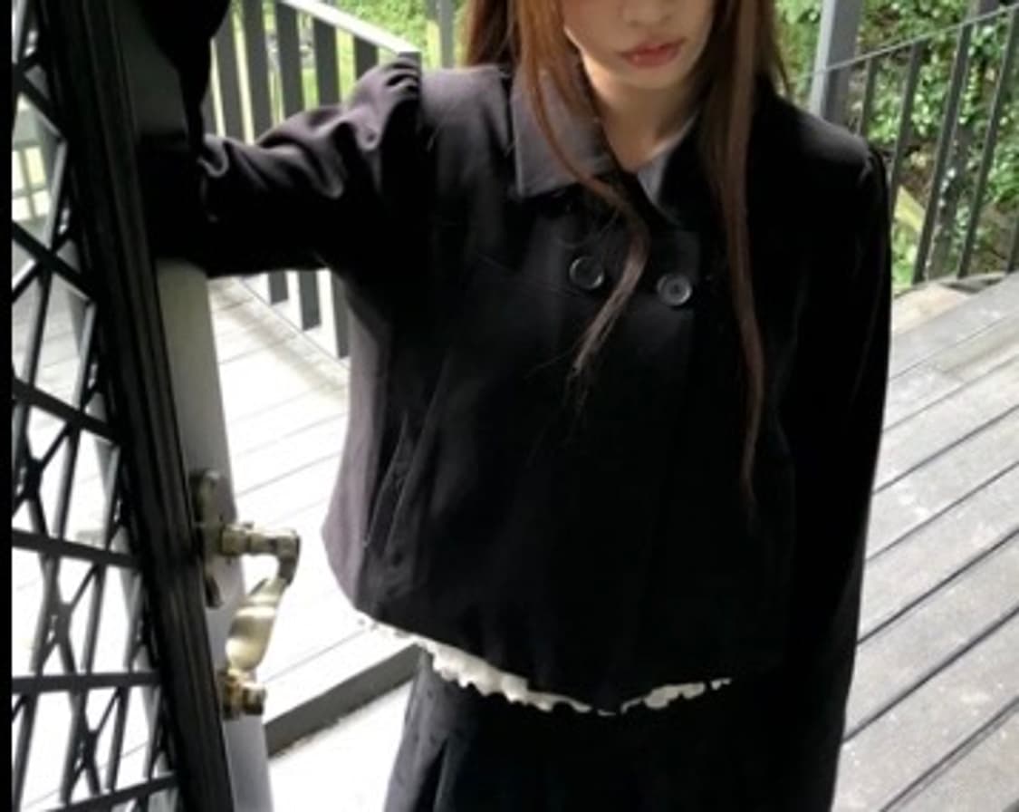 미세키서울깔 버튼자켓 상품이미지2