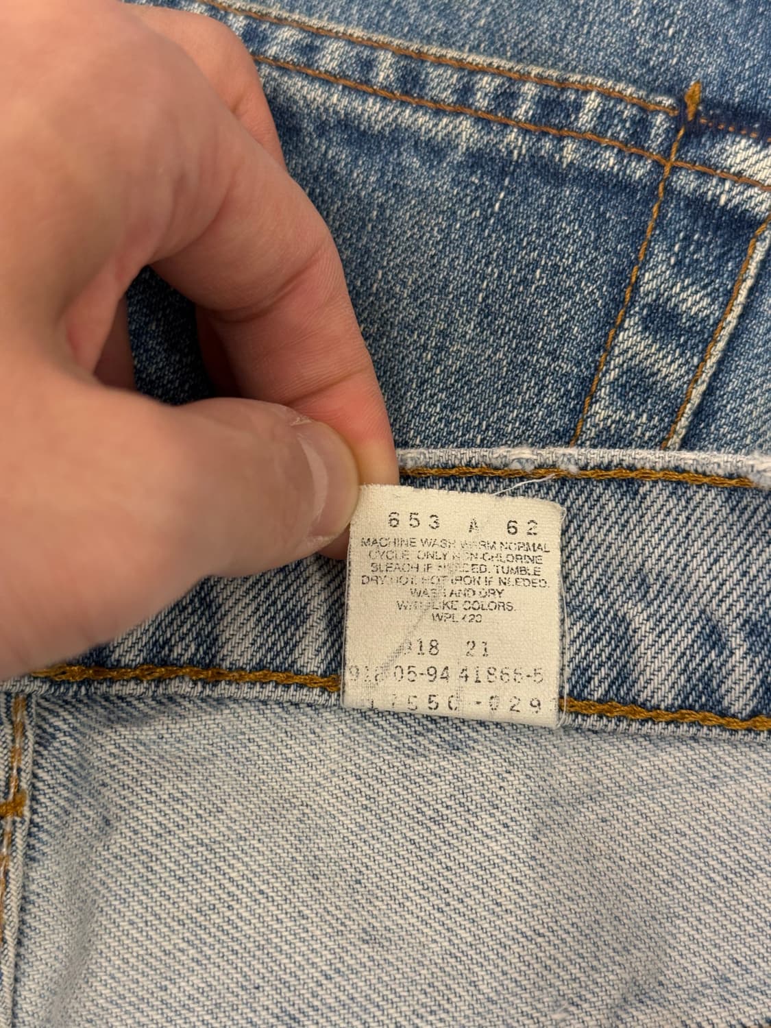 90s USA Levi’s 550 Denim Shorts 상품이미지9