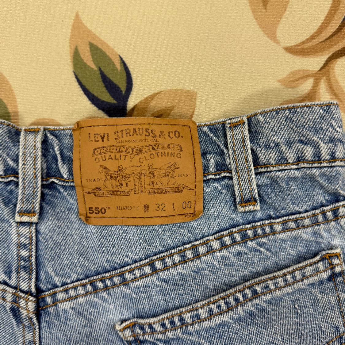 (30)90s 리바이스 오렌지탭 Levis550 데님 반바지 상품이미지2