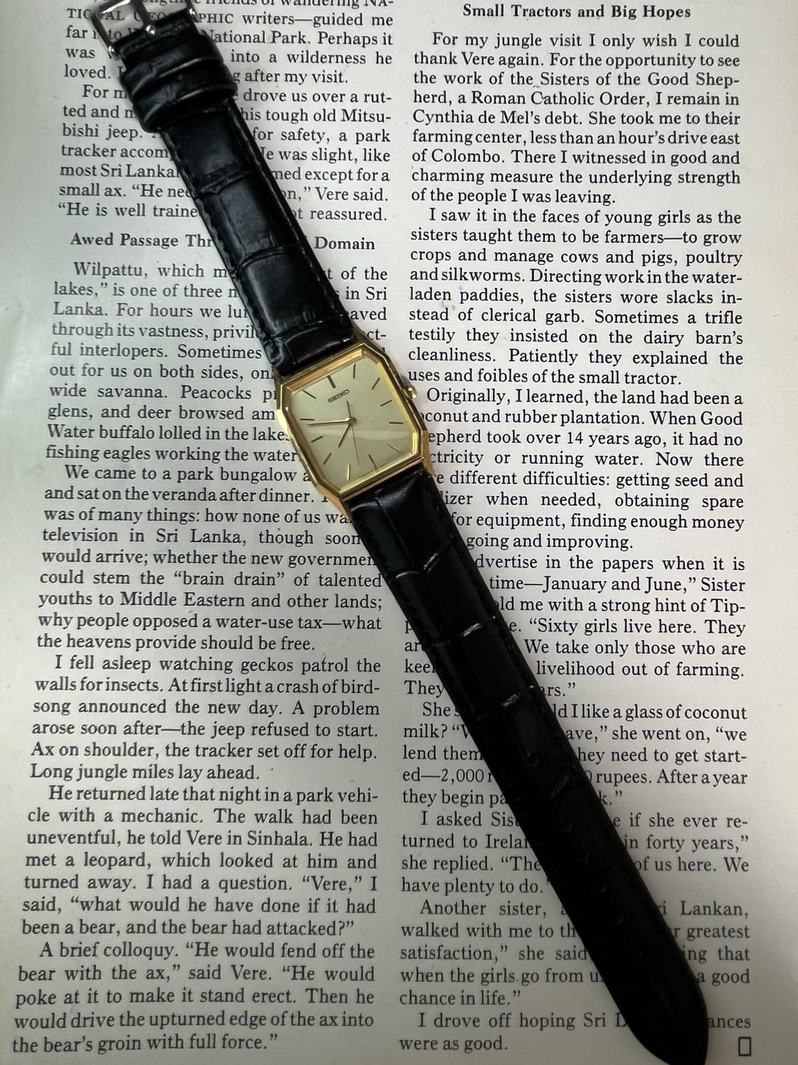 SEIKO CHARIOT 탱크 골드 쿼츠 상품이미지6