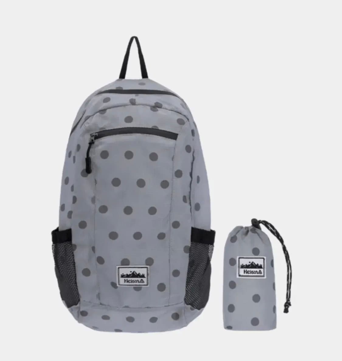 하이산 도트 백팩 차콜 상품이미지1