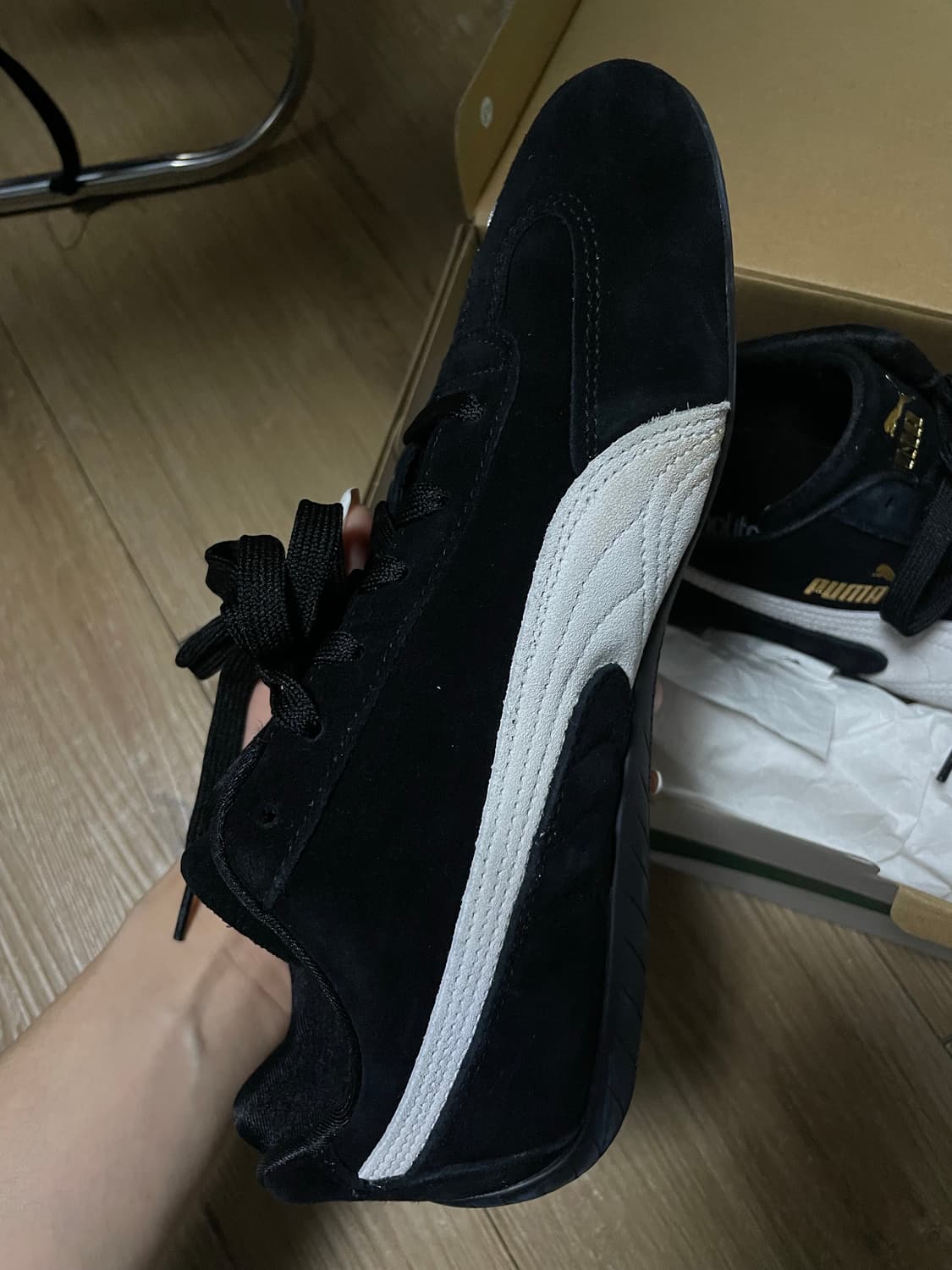 푸마 스피드캣 OG 블랙/화이트 260 상품이미지6