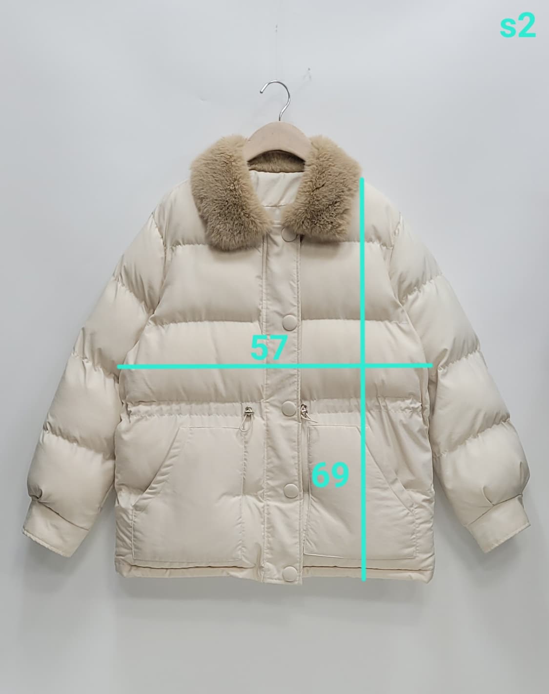 OZOC 22FW 오조크 퍼 카라 패딩 점퍼 / 여 FREE
 상품이미지9