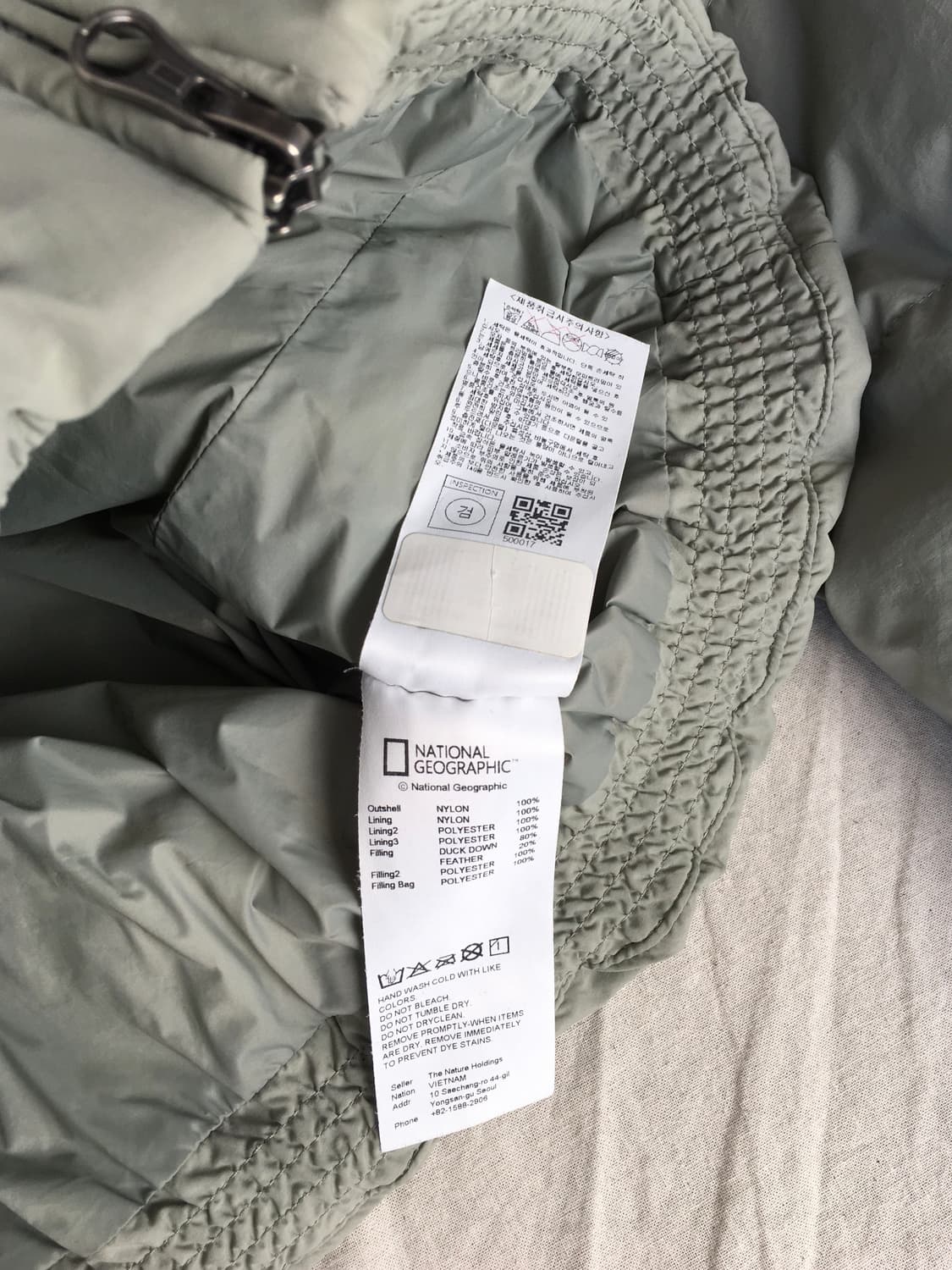 네셔널지오그래픽 경량패딩 상품이미지6