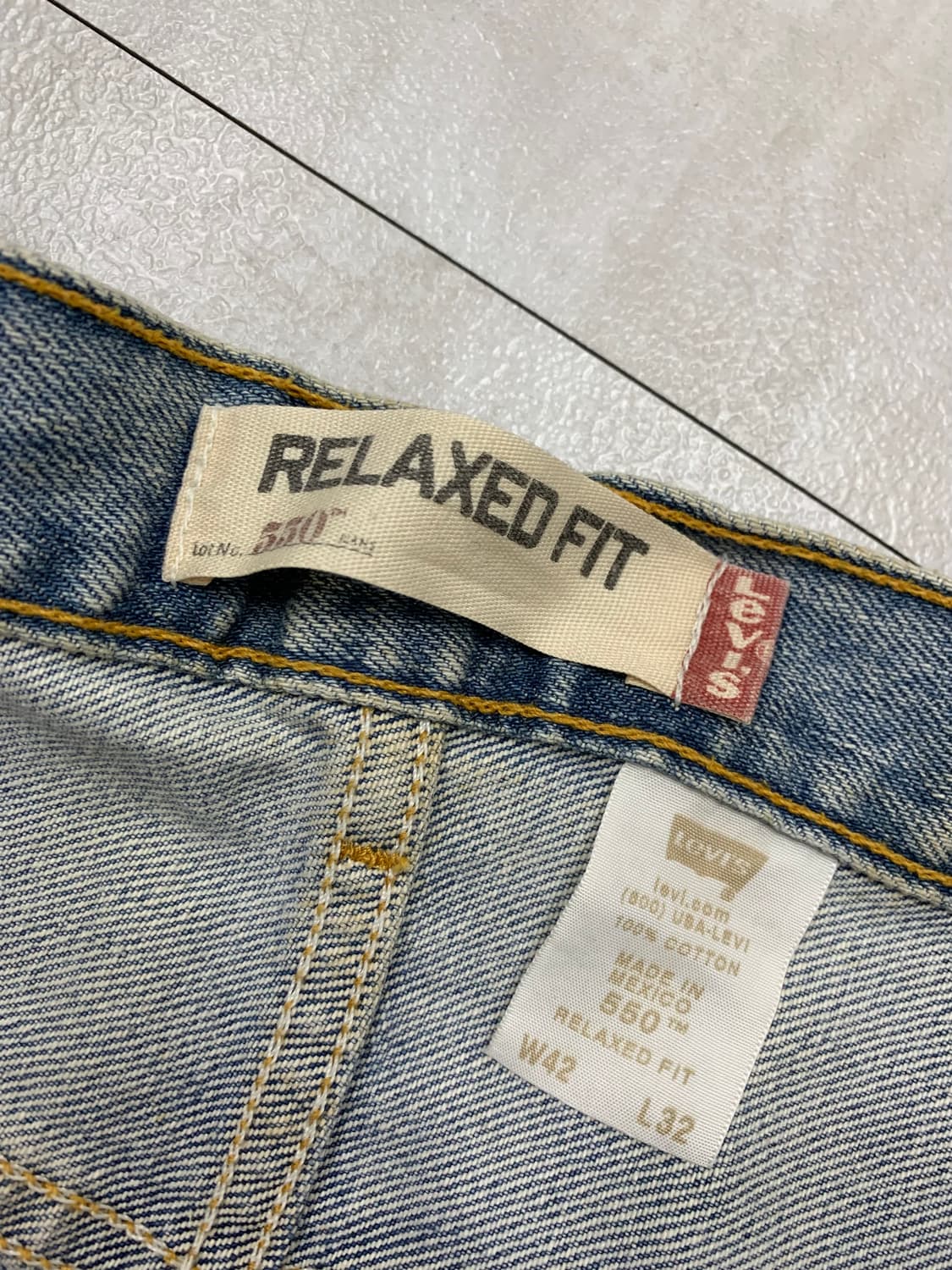 리바이스 550 데님 팬츠 #484 상품이미지4