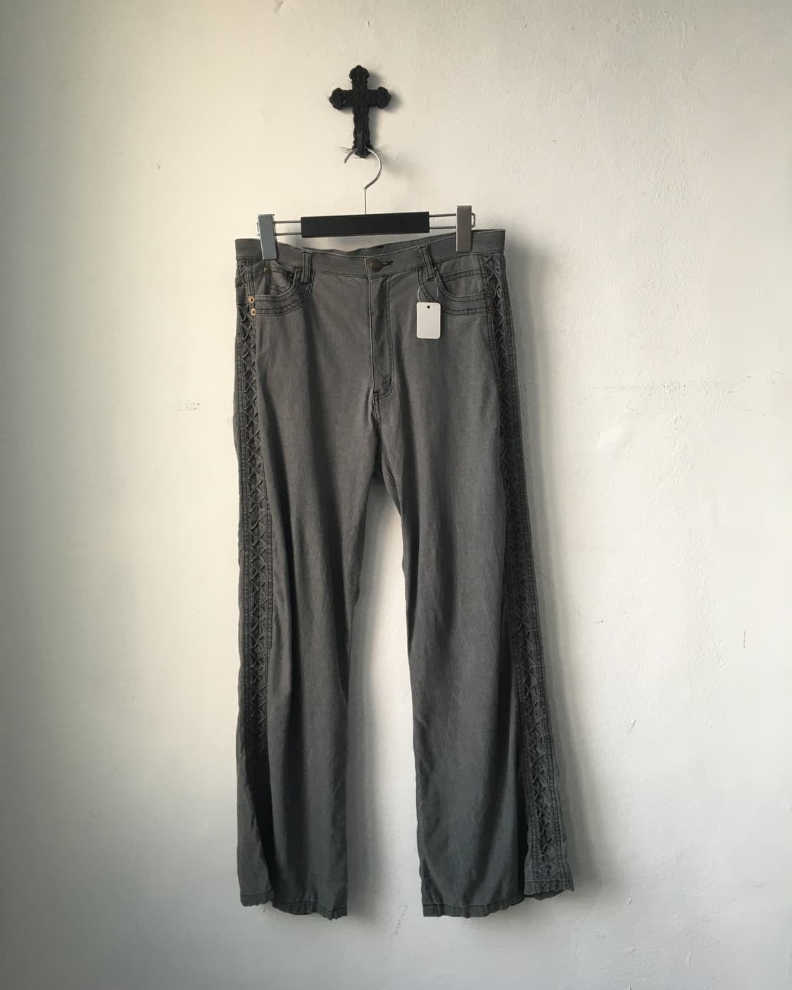 Side line point cotton pants 상품이미지2