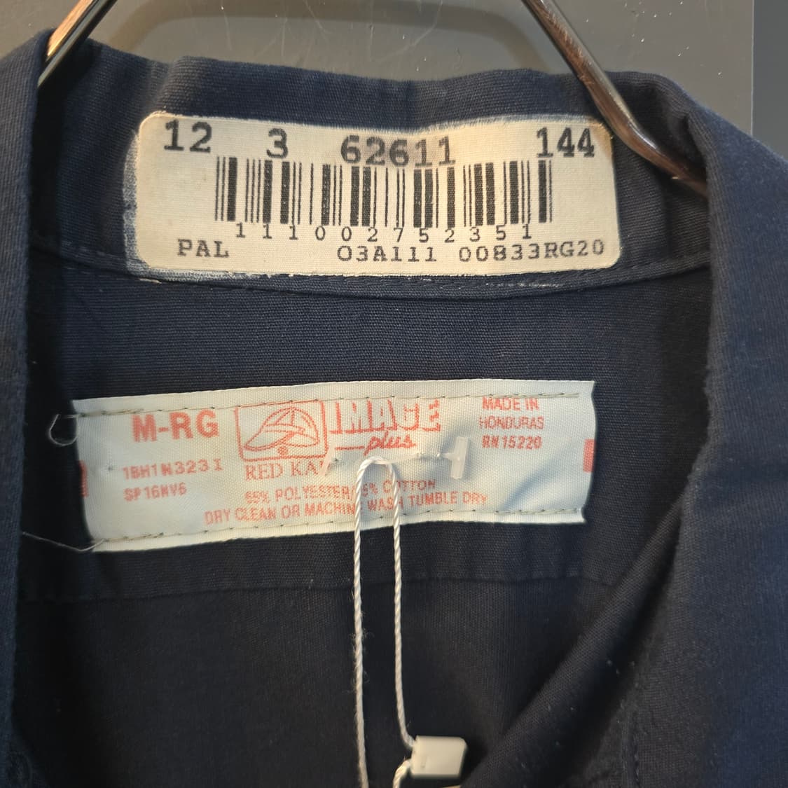 레드캡 커스텀 워크셔츠 스컬 백프린팅 오버핏 스트릿 셔츠 상품이미지4