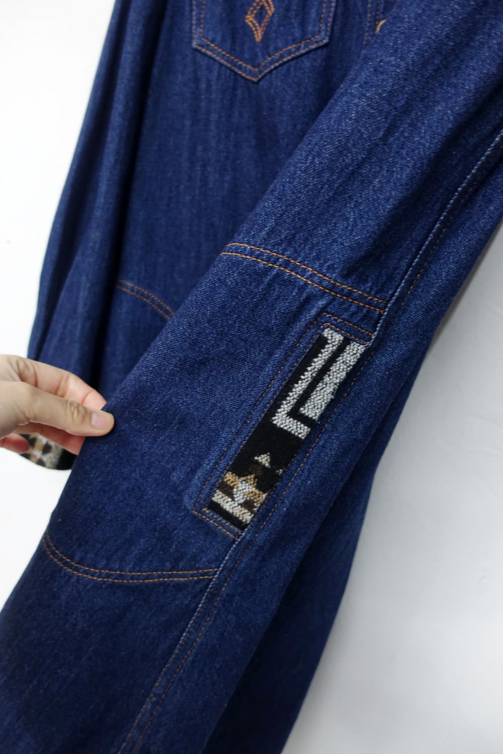 티티카카 에스닉 데님 원피스 상품이미지7