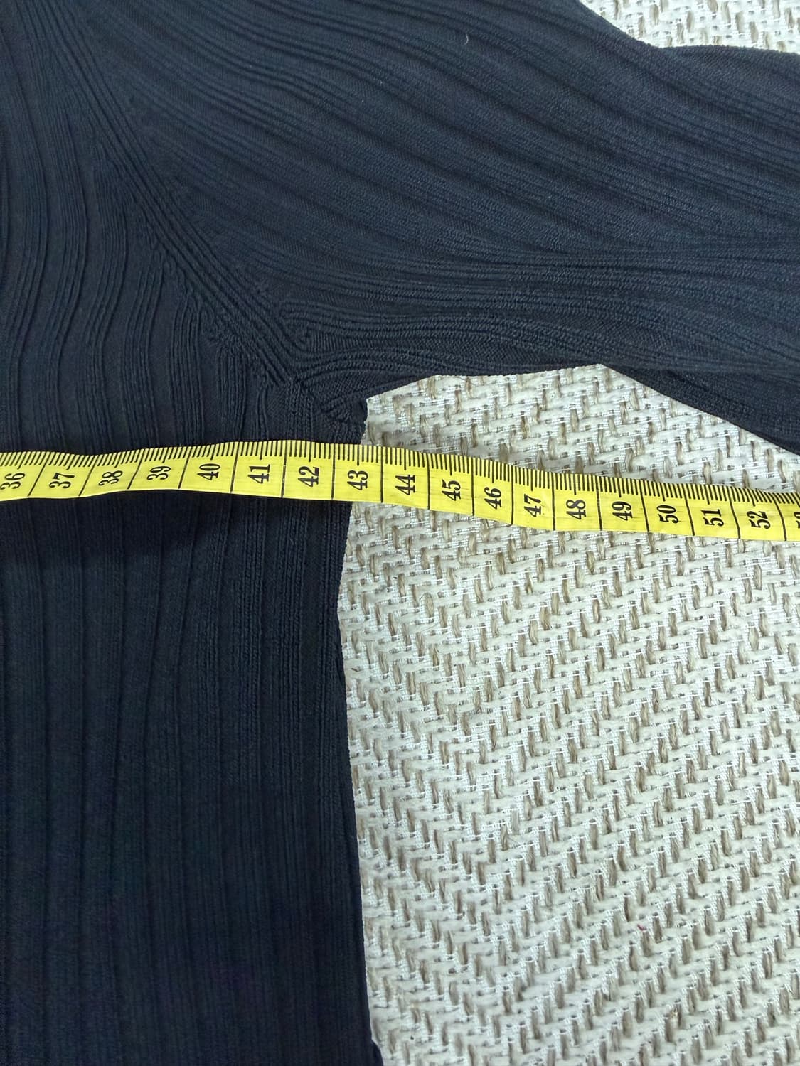 정품) COS 코스 블랙 골지 가디건 XS 상품이미지9