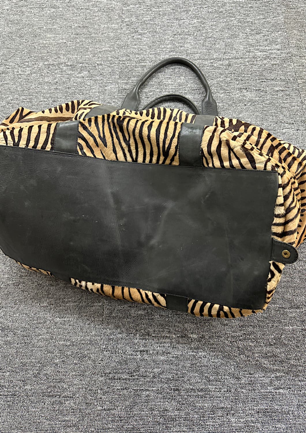 빈티지 송치가죽 빅 보스턴 백  상품이미지7