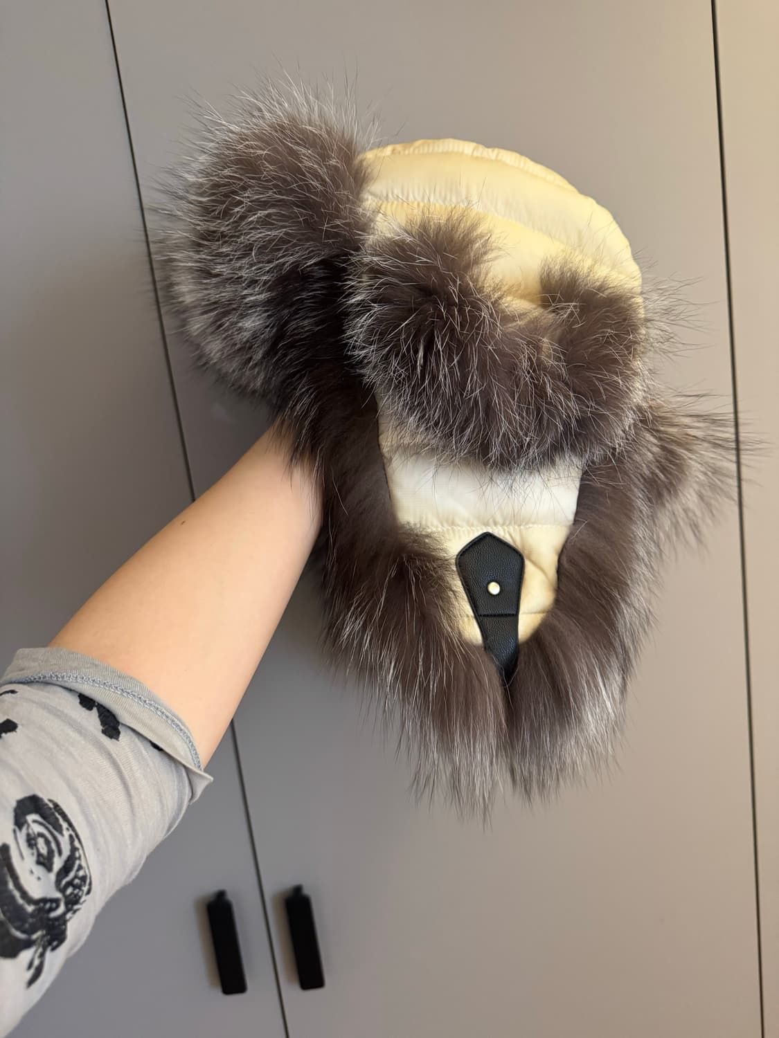 사바티에 sabatier 라쿤 털 방한모자 버킷햇 상품이미지1