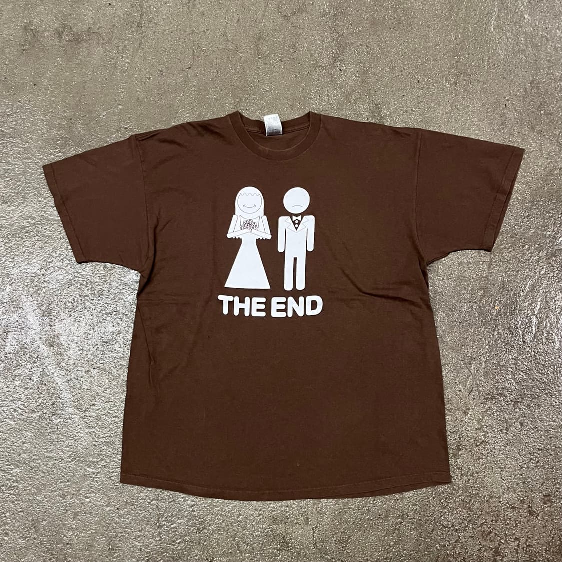 빈티지 The End 메세지 티셔츠 (105) 상품이미지2