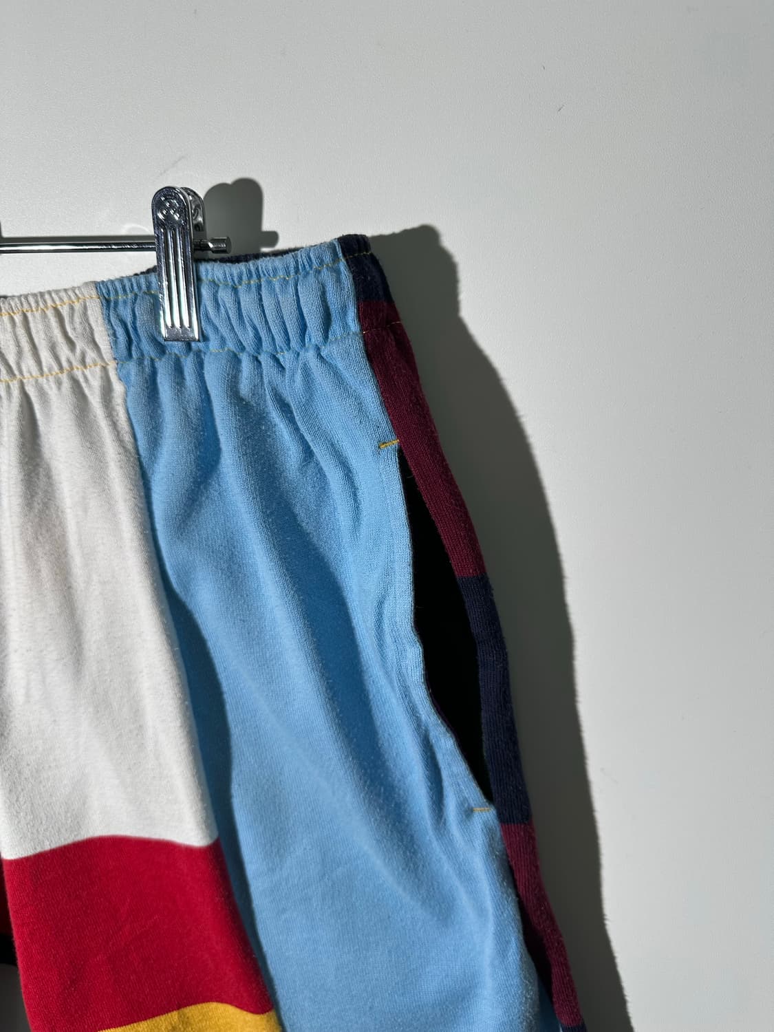 빈티지 패치워크 스웻 반바지 상품이미지3