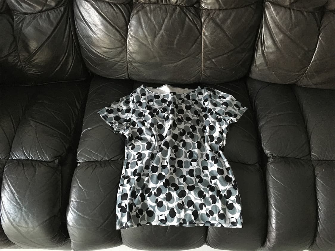 retro dot print top 상품이미지2