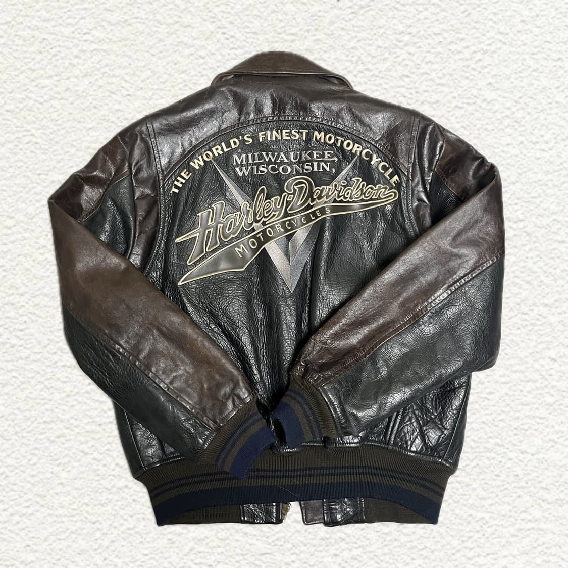 빈티지 할리 데이비슨 가죽 자켓 상품이미지2