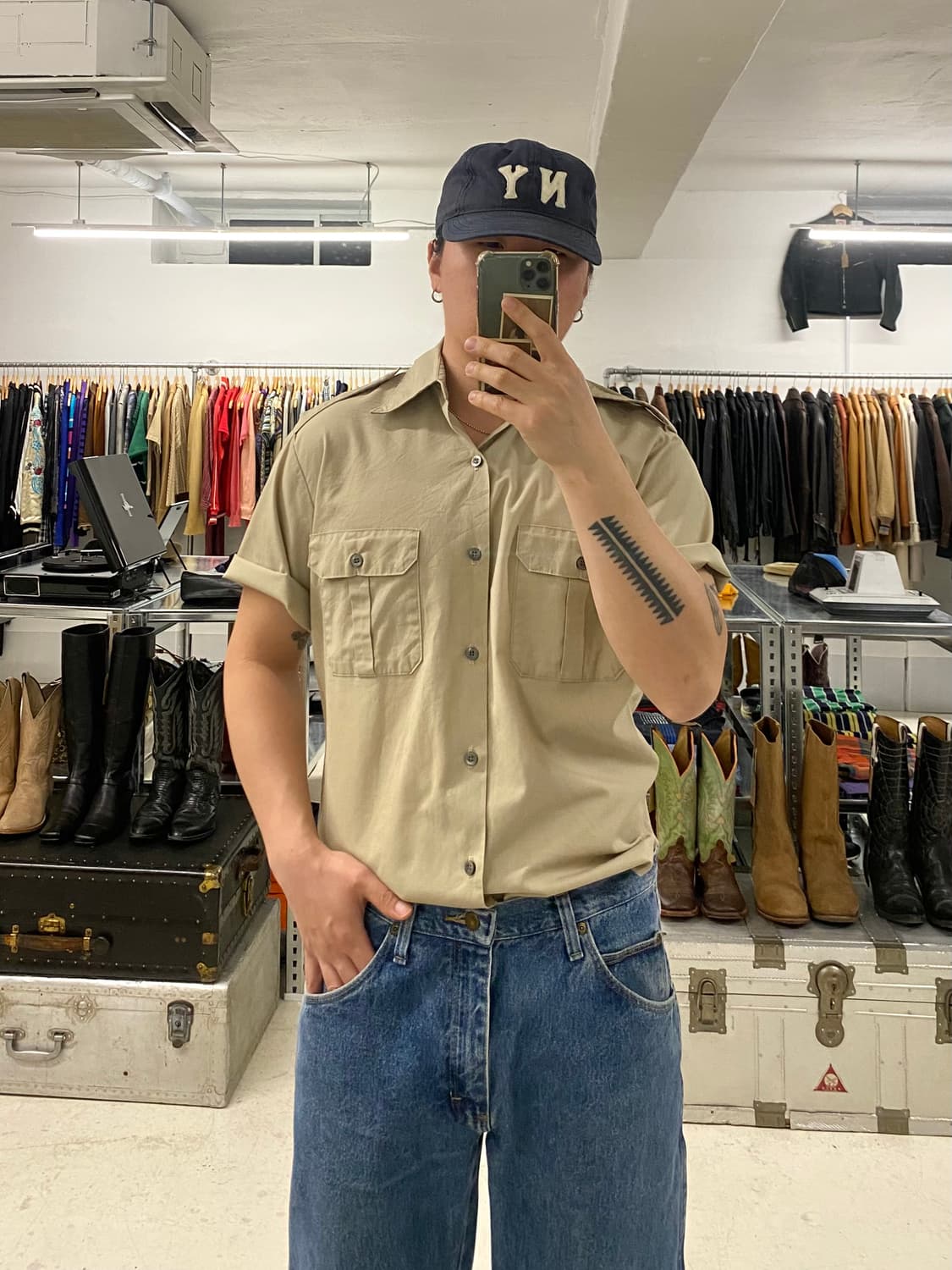 70's SEARS 1/2 field shirts 70년대 시어스 셔츠 상품이미지1