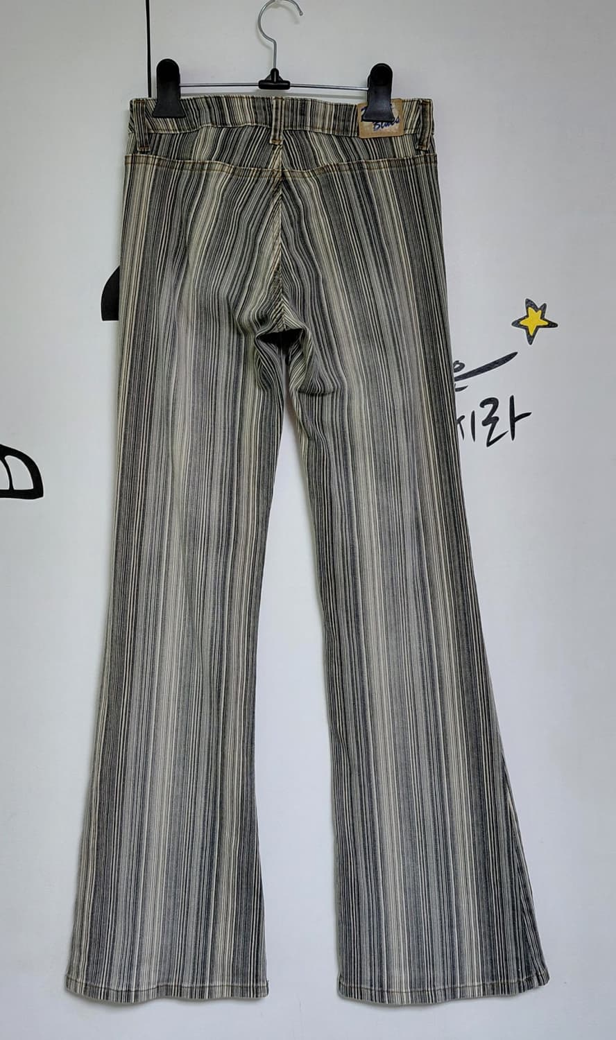 Paris Blues 스트라이프 플레어 부츠컷 팬츠 (Size 3) 상품이미지7
