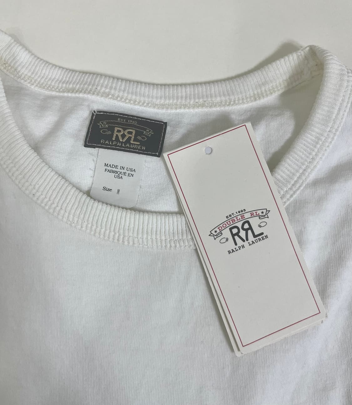 rrl 더블알엘 포켓티셔츠 오프화이트 / m 상품이미지3