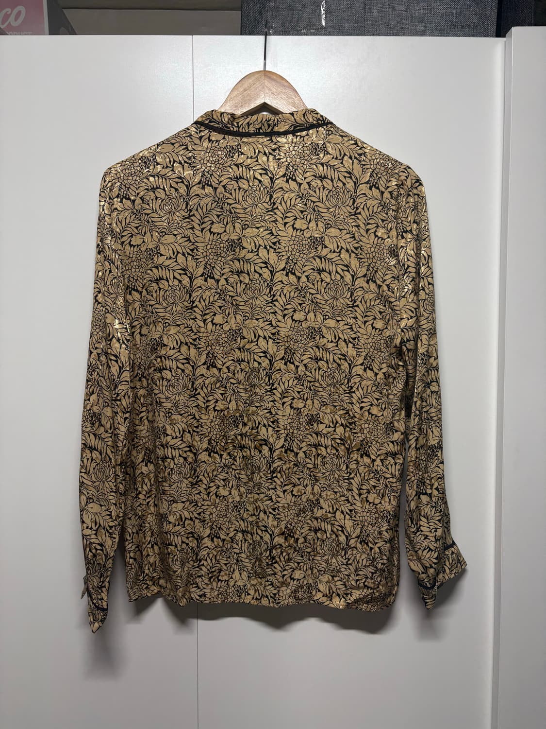 페이우 빈티지 실크 셔츠 상품이미지3