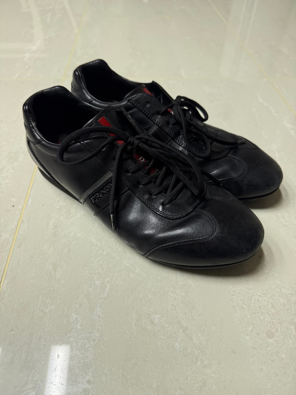 프라다 스포츠 레더 스니커즈 상품이미지1