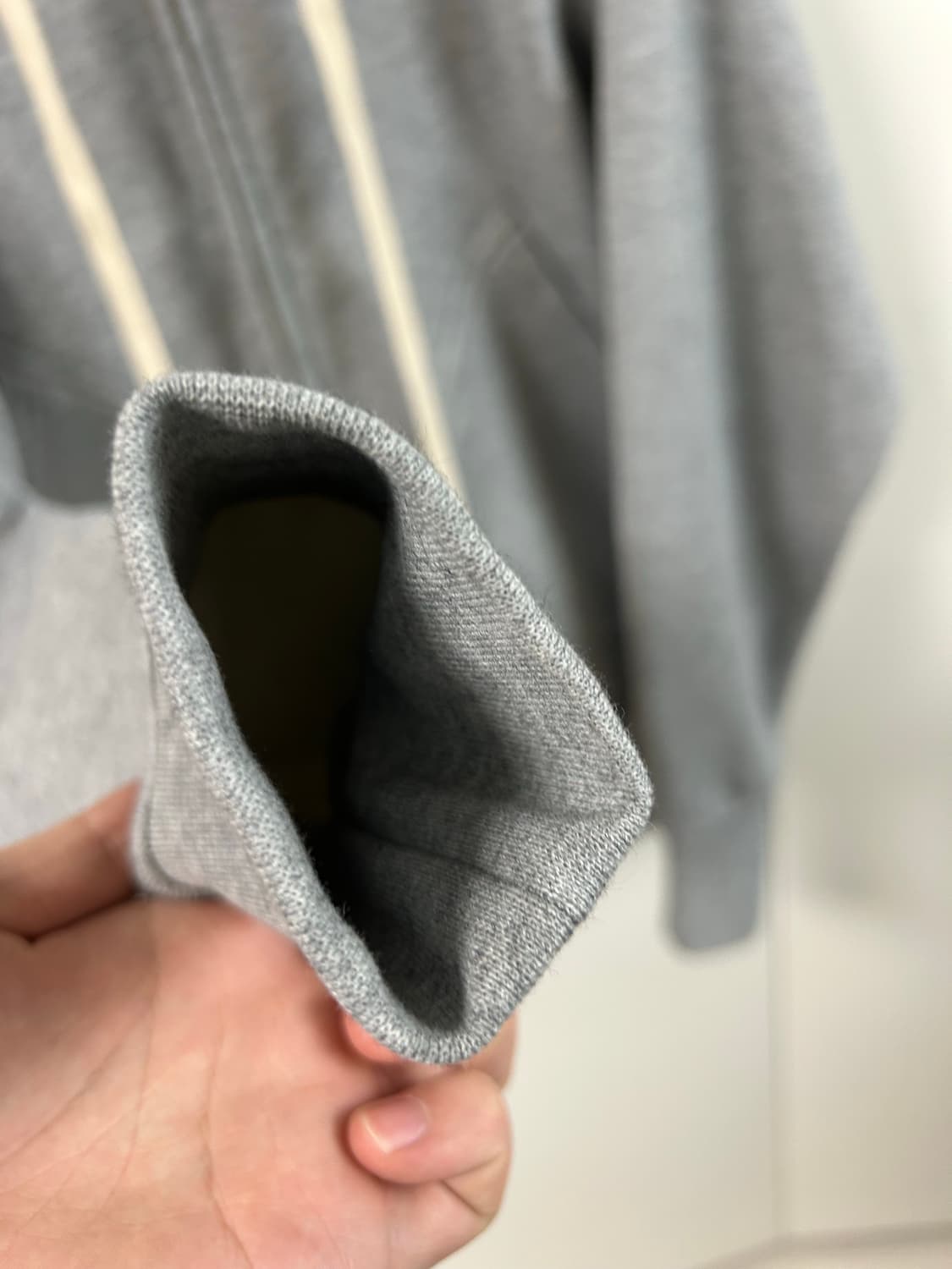 브론슨 NON STOCK 회색 후드집업 40사이즈 상품이미지4