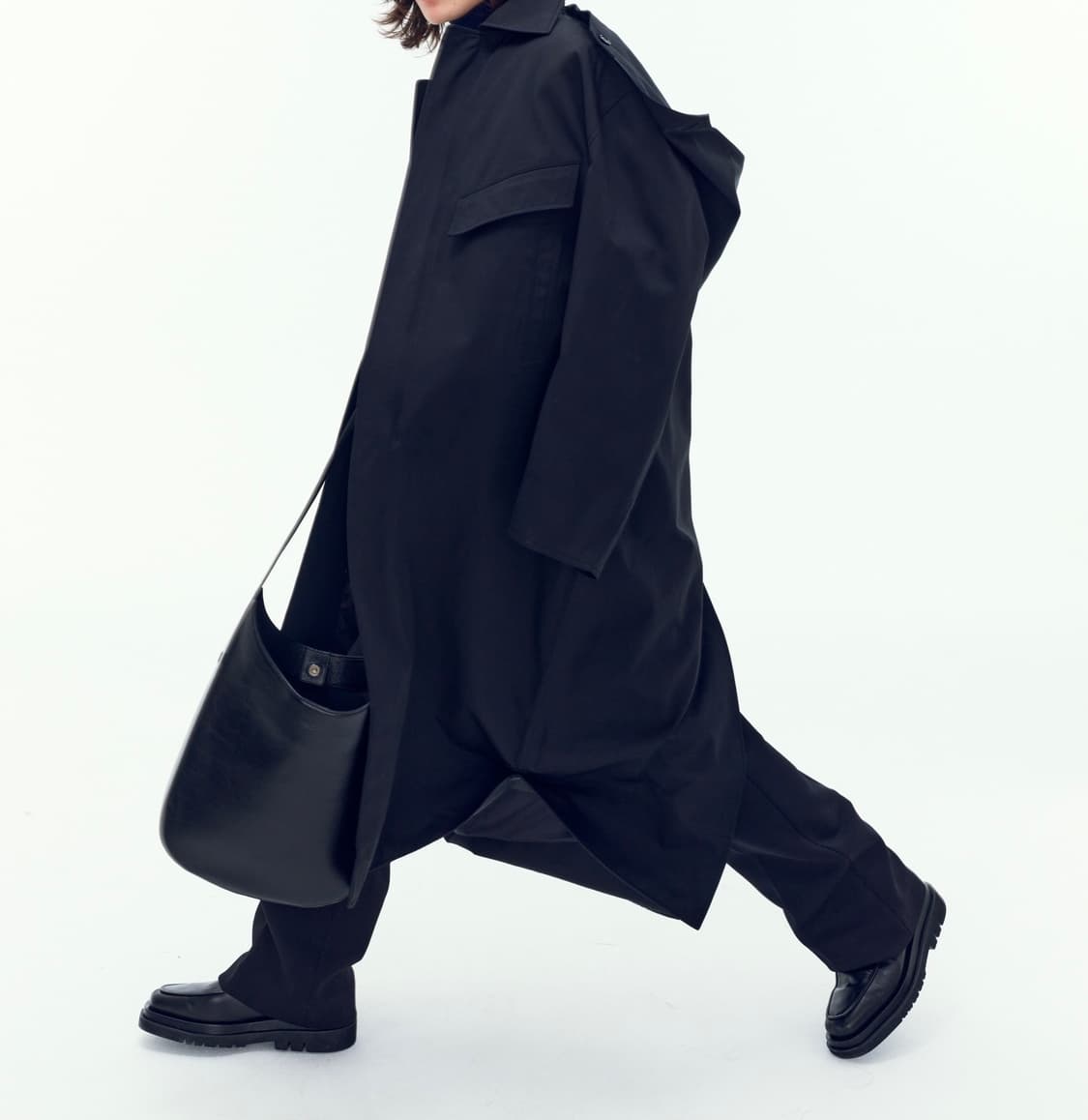 렉토 OVERSIZED MILITARY HOODED 코트 L사이즈 상품이미지4