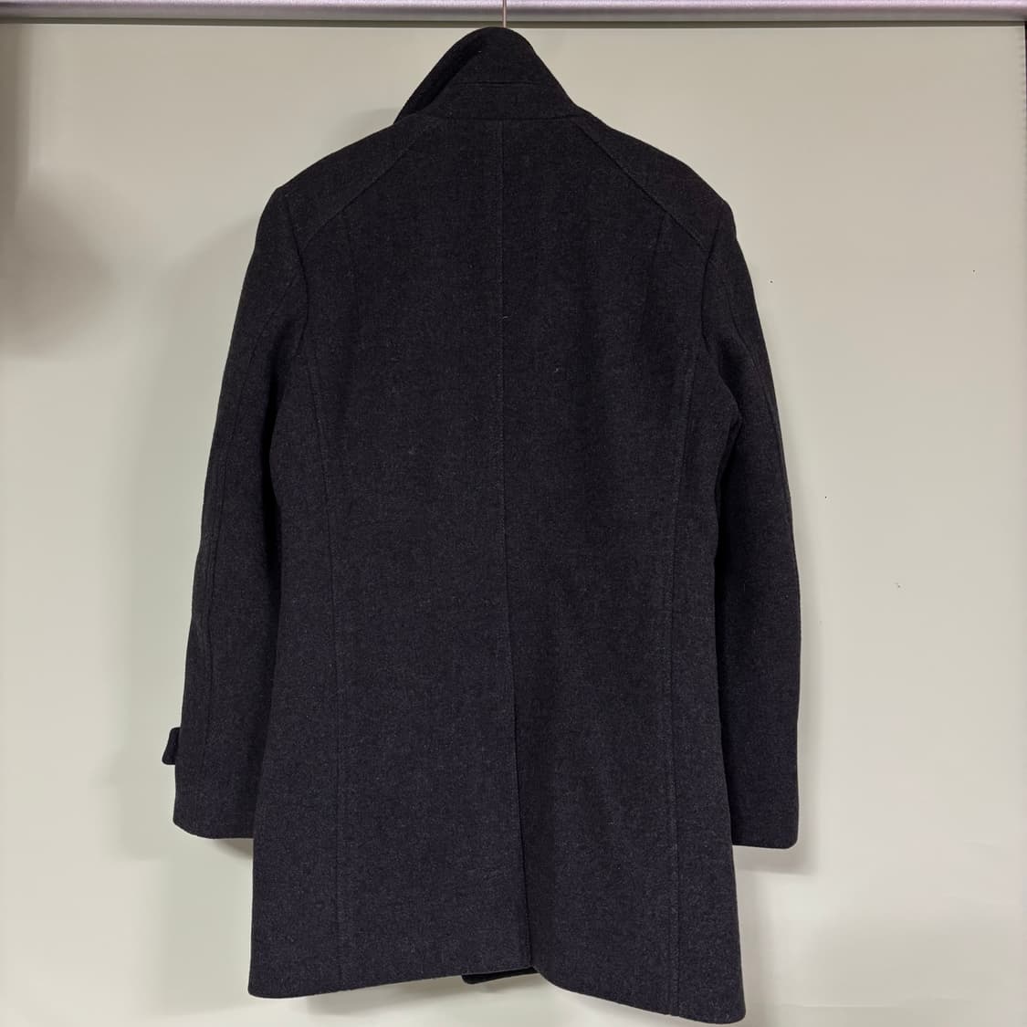 100 지오송지오 차콜 울 싱글코트 상품이미지2