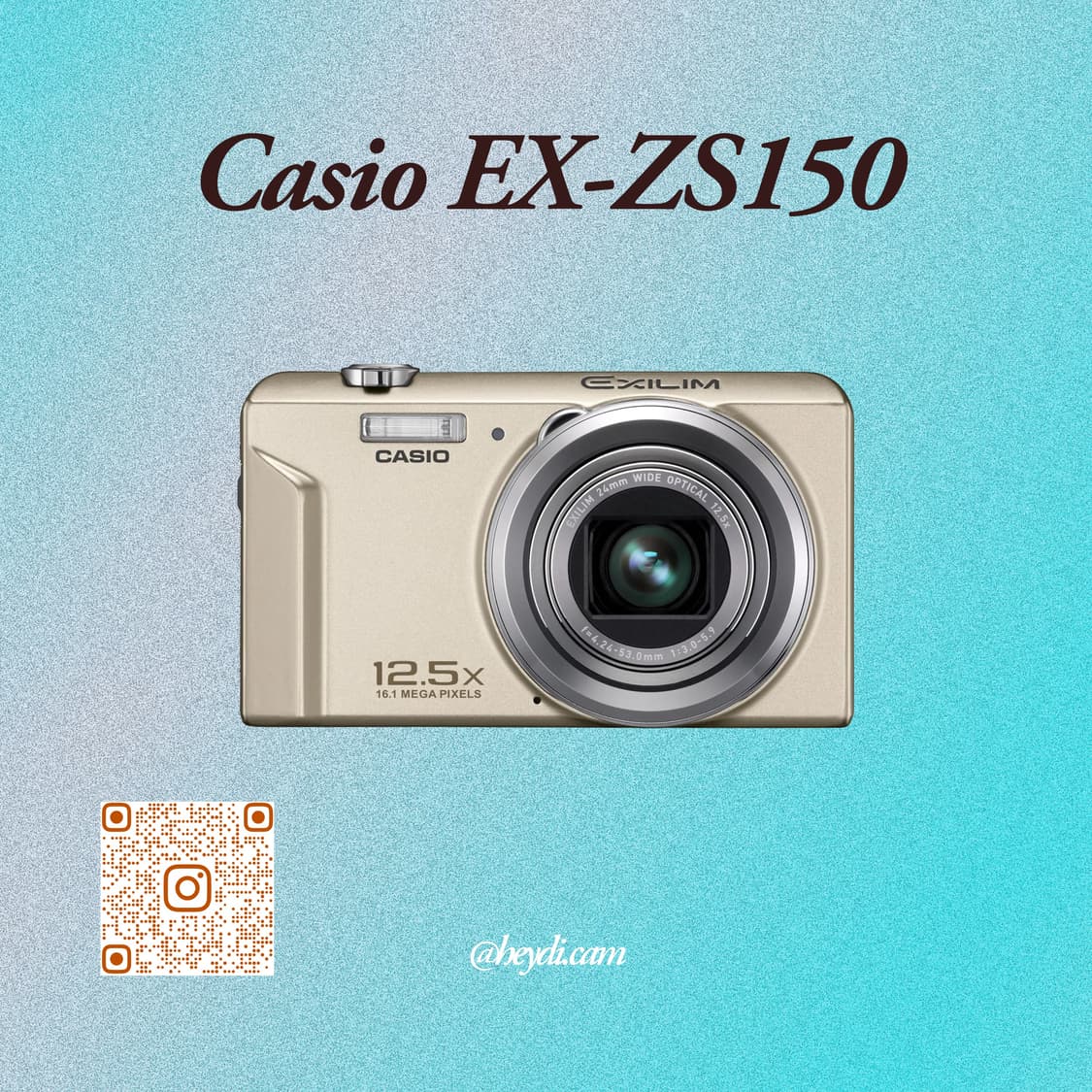 소장디카) 카시오 EX-ZS150 골드 (Casio EX-ZS150) 상품이미지1
