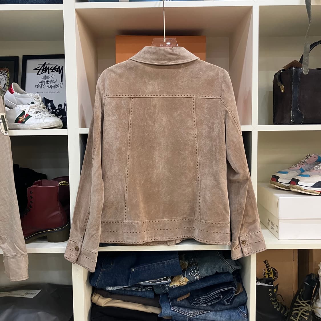 VTG 빈티지 스웨이드 자켓 L 상품이미지3