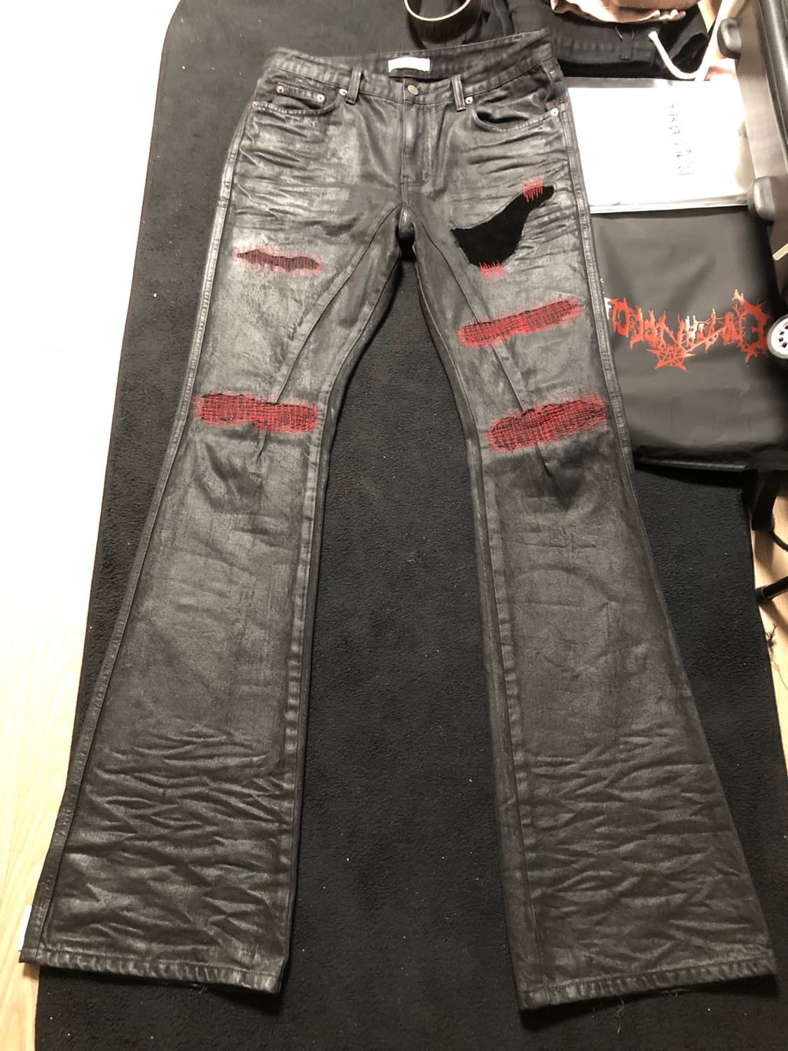 에모스탠스클럽X언더마이카 에문 플레어진 2size 상품이미지1