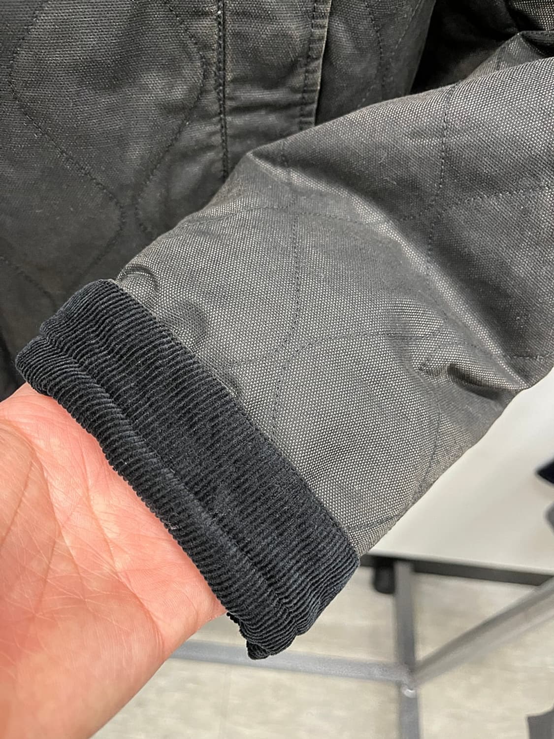 105) 시리즈 피그먼트 퀼팅 코트  상품이미지8