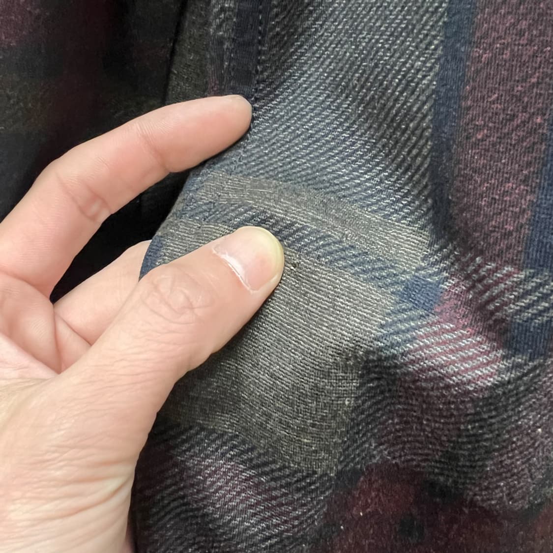 ZARA 자라 타탄체크 트러커 자켓 L 상품이미지5