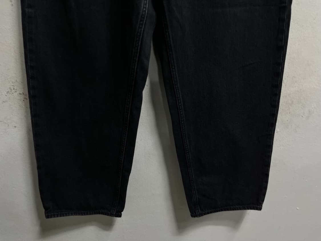 33 유니클로 와이드 흑청바지 정품 상품이미지3