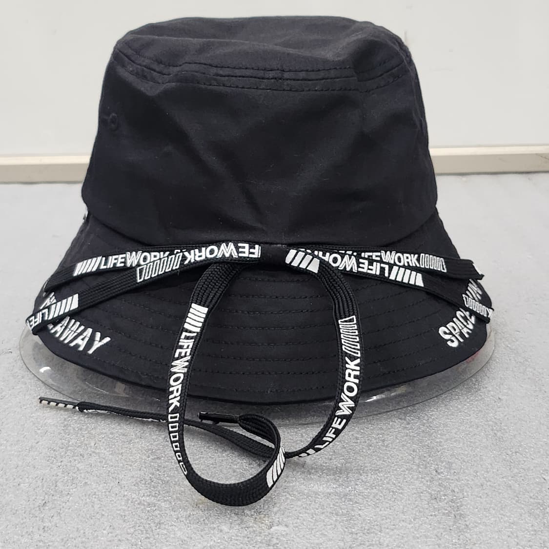 라이프워크 정품 블랙 버킷햇 프리사이즈  상품이미지5