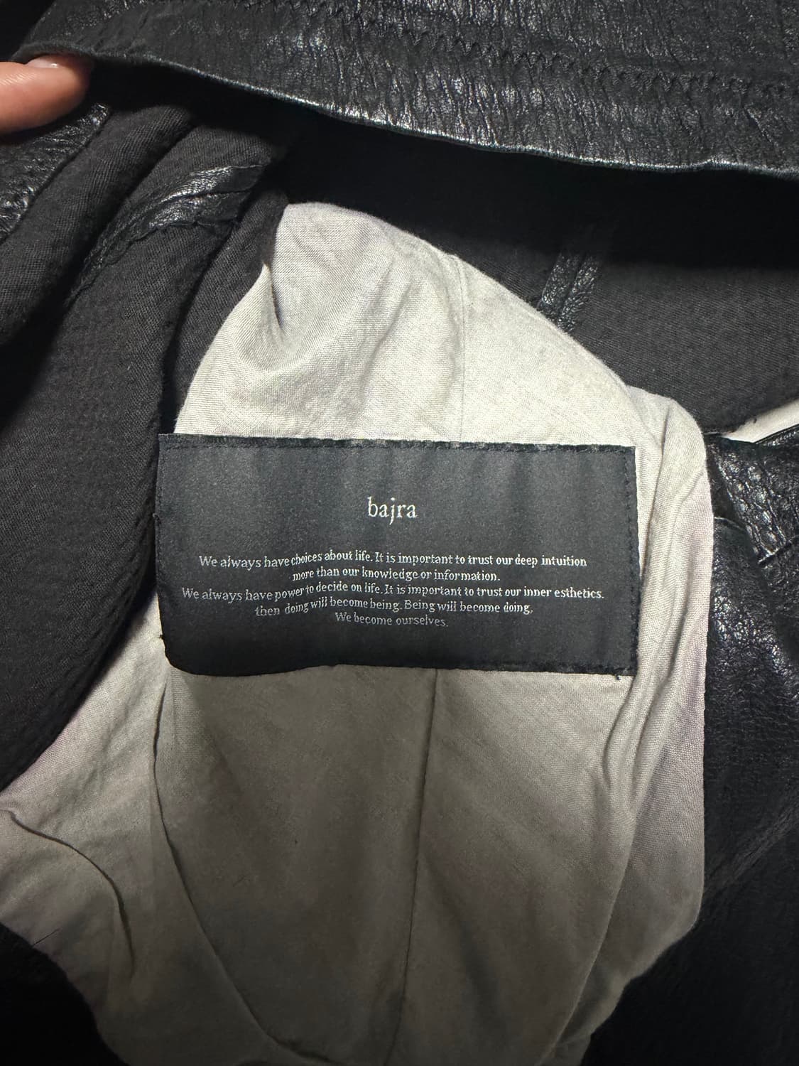 bajra 레더 자켓 상품이미지3