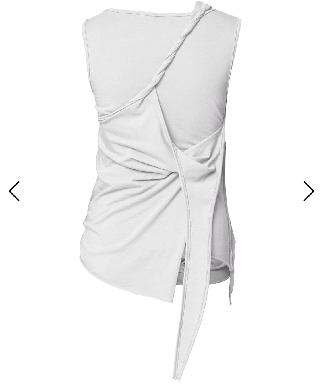 flareup 플레어업 3-레이어드 브레이드 슬리브리스 (화이트) 상품이미지9