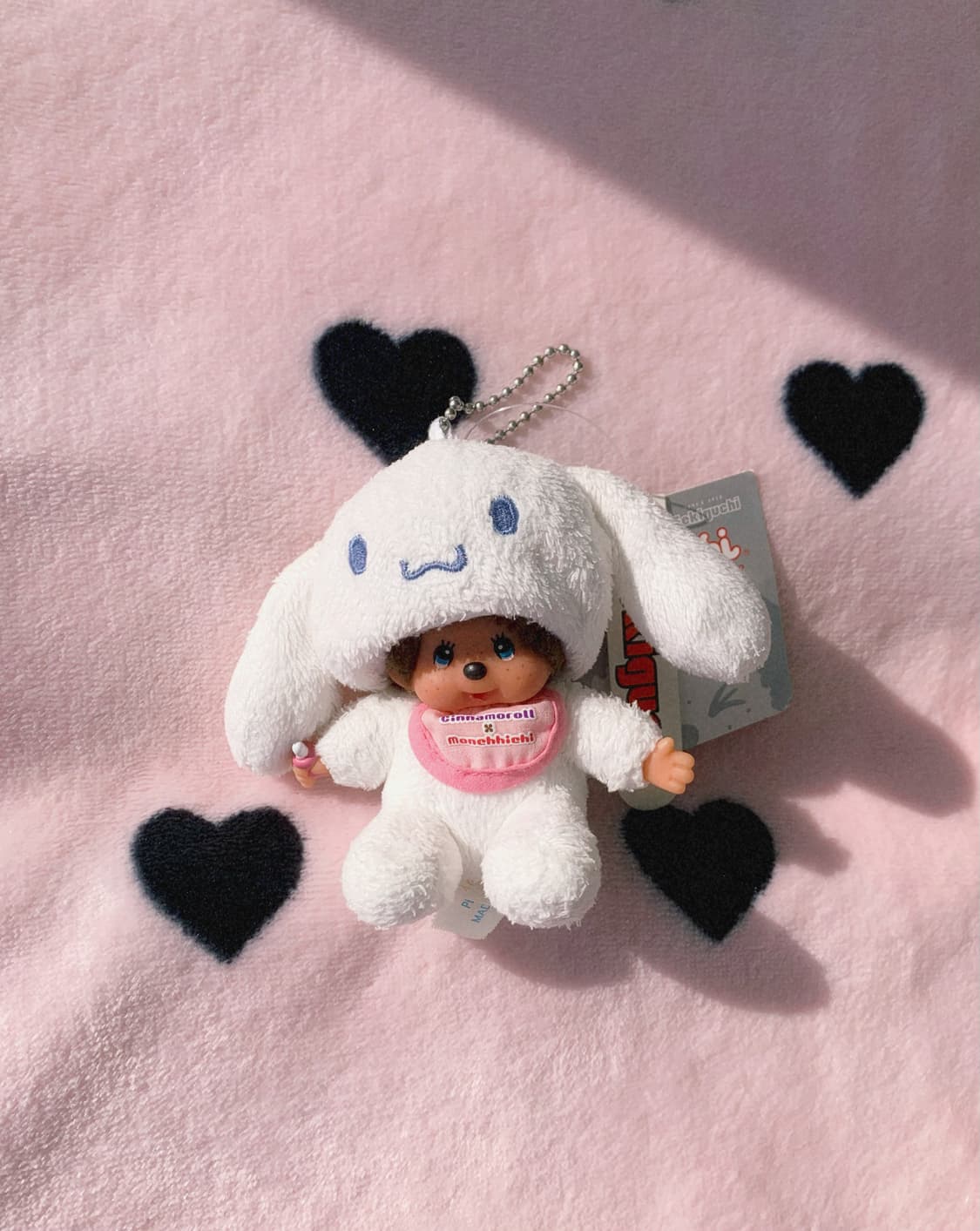 몬치치X시나모롤 콜라보 키체인 상품이미지1