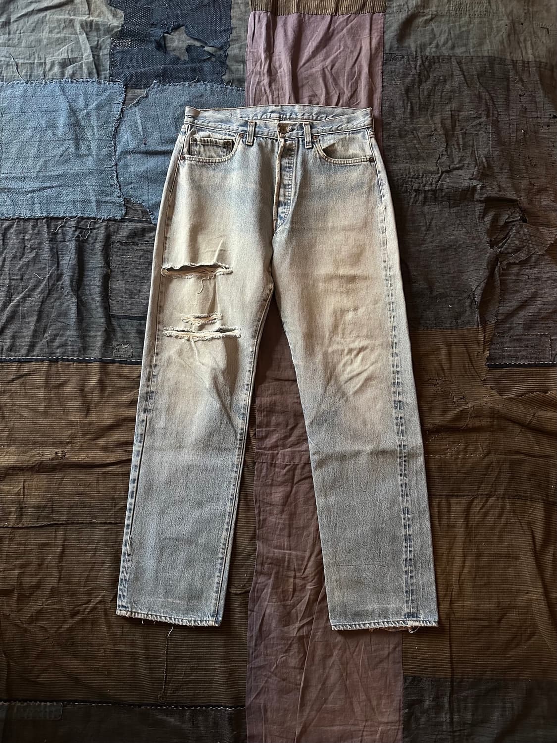 80s Levis 501 66후기 Selvedge Denim Pants 상품이미지1