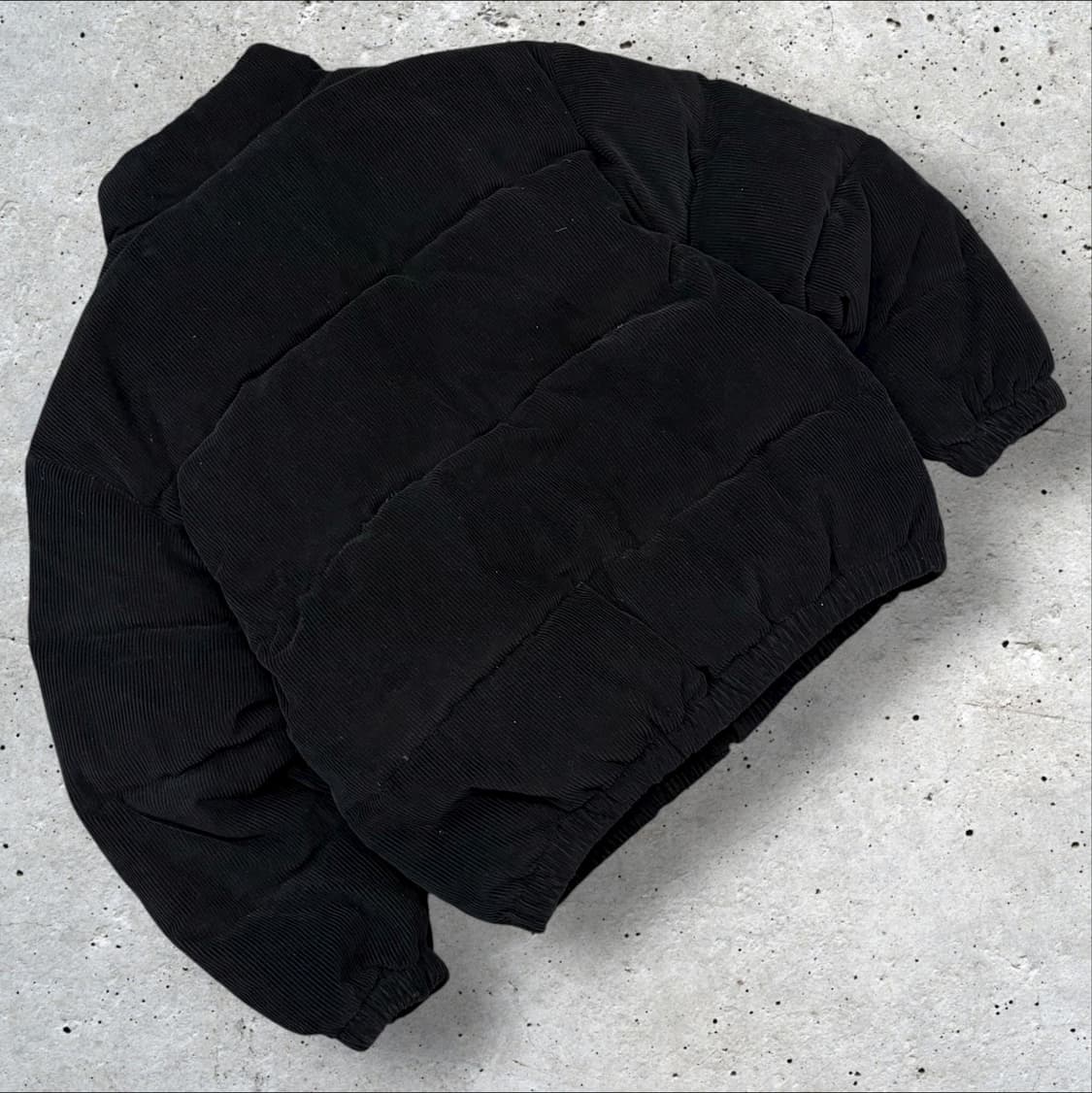 [L] Cavish Design Seller 검정 코듀로이 패딩 B247 상품이미지2