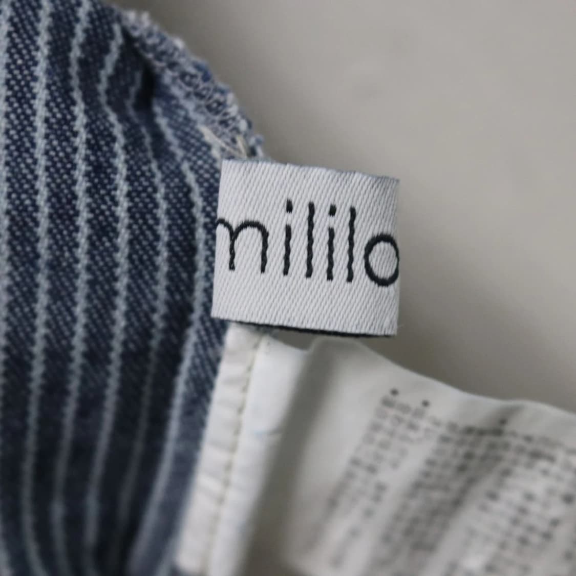 MILILOPIULU 데님 멜빵 스커트 68268 상품이미지8