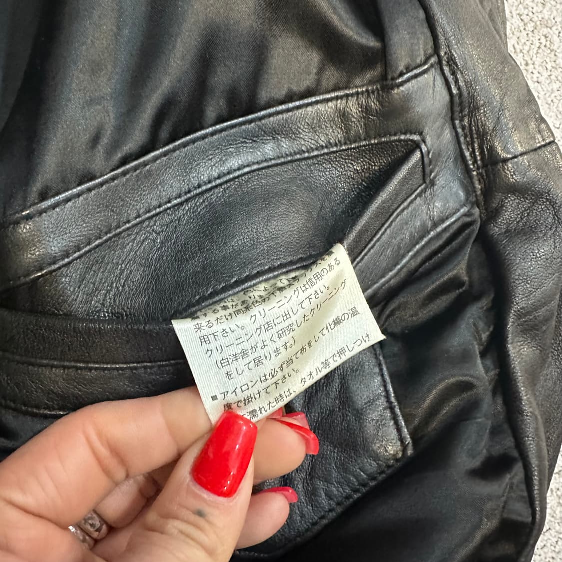 빈티지 네크비조 소가죽 코트 가죽자켓L 상품이미지6