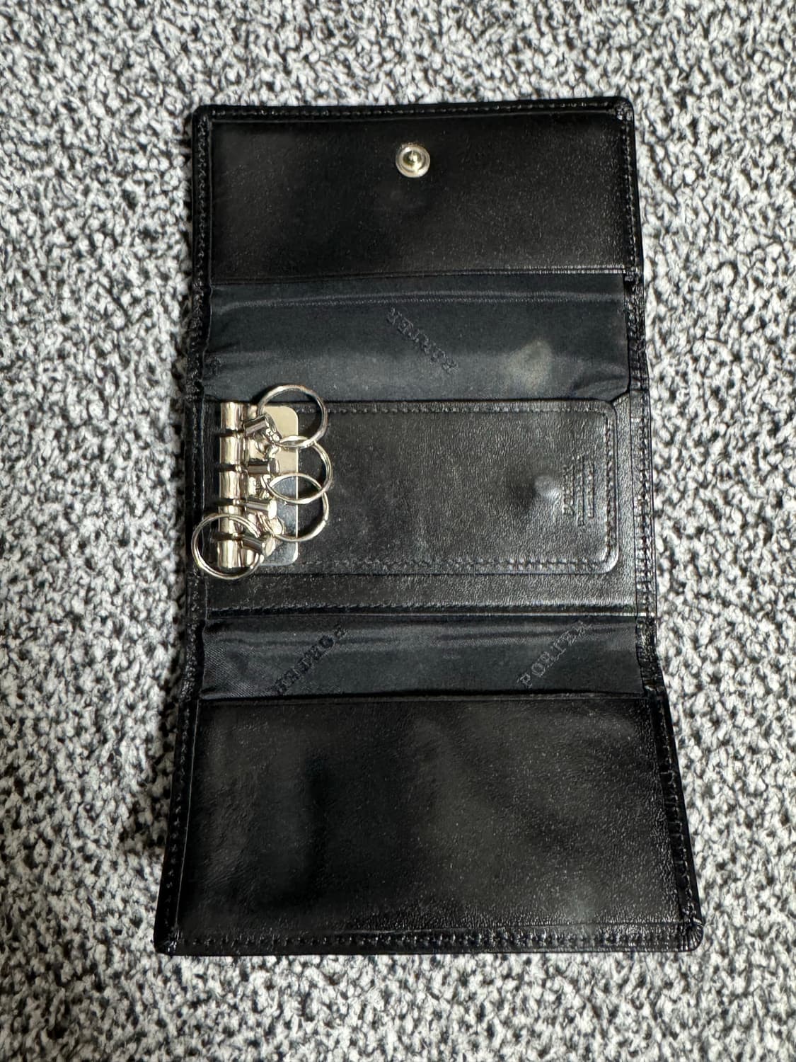 요시다포터 블랙 키케이스 카드지갑 상품이미지4