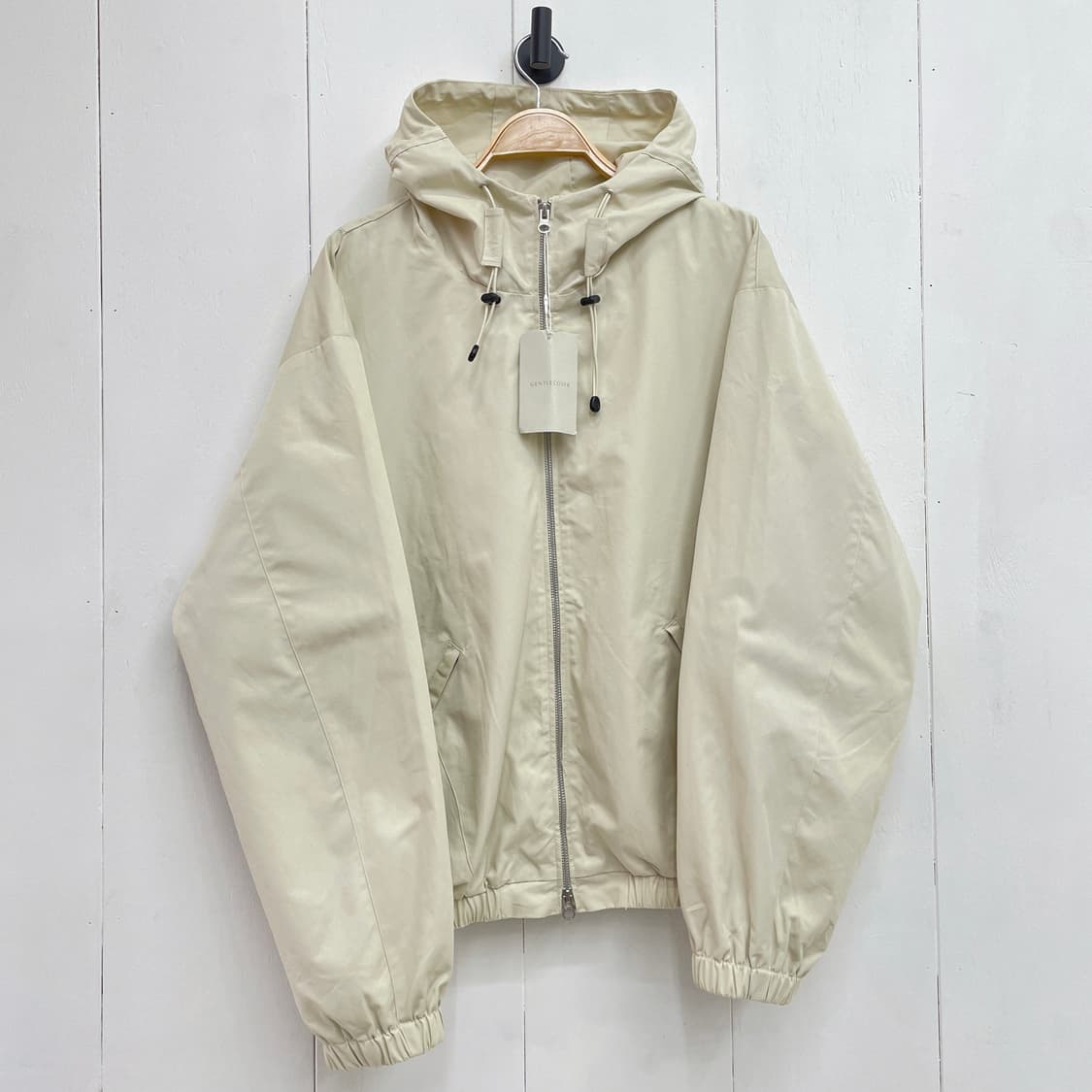 젠틀커버 후드 집업 자켓 아이보리 상품이미지8