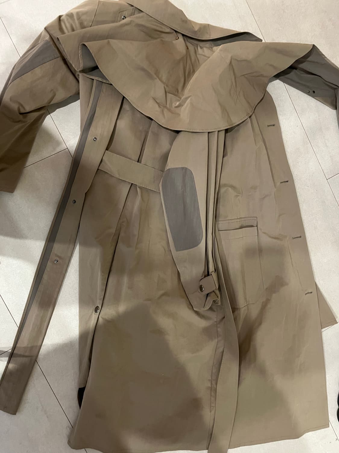 앤더슨벨 스카프 트렌치 코트 S 상품이미지10